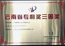 云南省专利奖三等奖